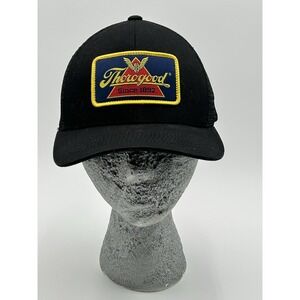 Thorogood Snapback Hat Cap Black Adjustable Patch Trucker Workwear Boots